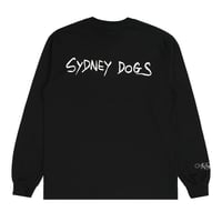 Image 2 of SpiderXdeath 'Sydney Dogs' Black Longsleeve T-shirt