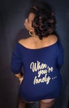 RIGHT NOW - OFF THE SHOULDER 3/4 SLEEVE SHIRT