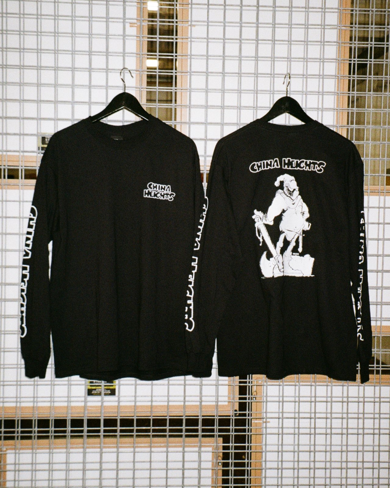 Bode 'Executioner' Black Longsleeve T-shirt | CHINA HEIGHTS