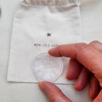 Image 1 of Crystal Worry Stone - Clear Quartz