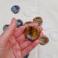Image 2 of Crystal Worry Stone - Tigers Eye