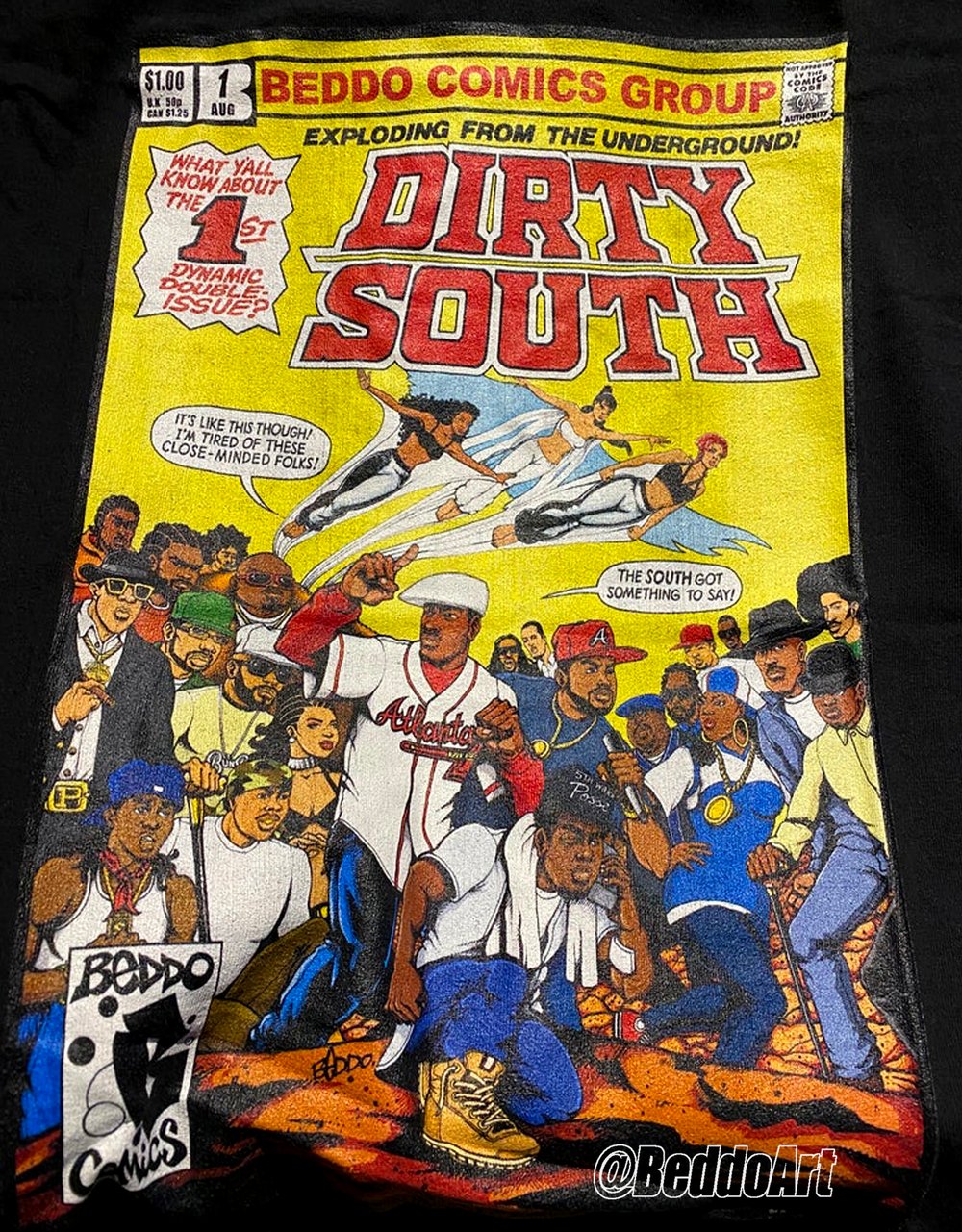 Dirty South Comic Book Cover T-Shirt