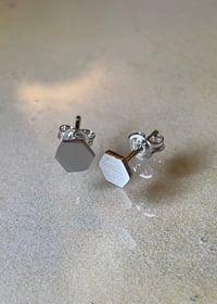 Image 3 of Ear Studs sets Triangle or Hexagon