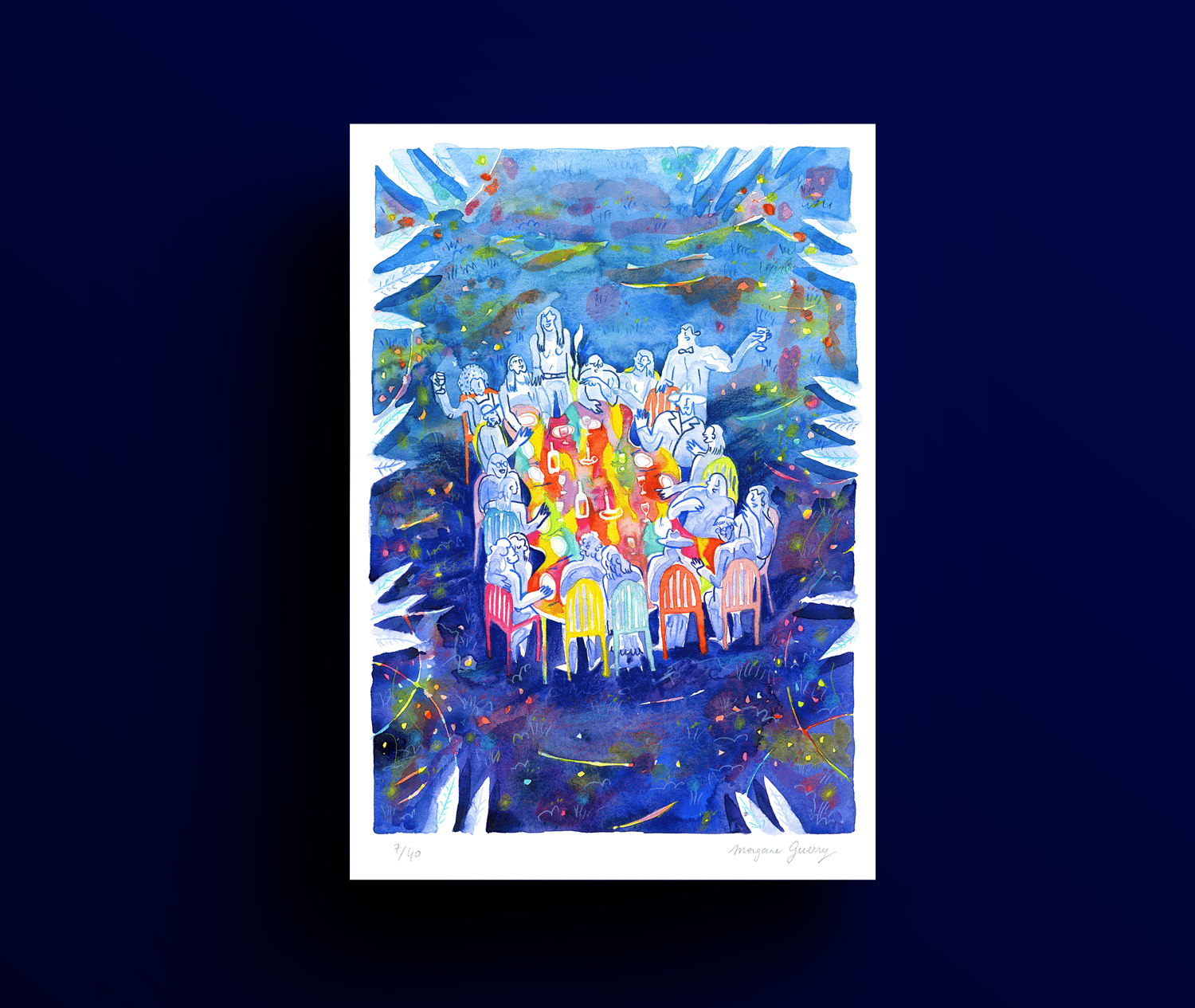 La Tablée, giclée print A3