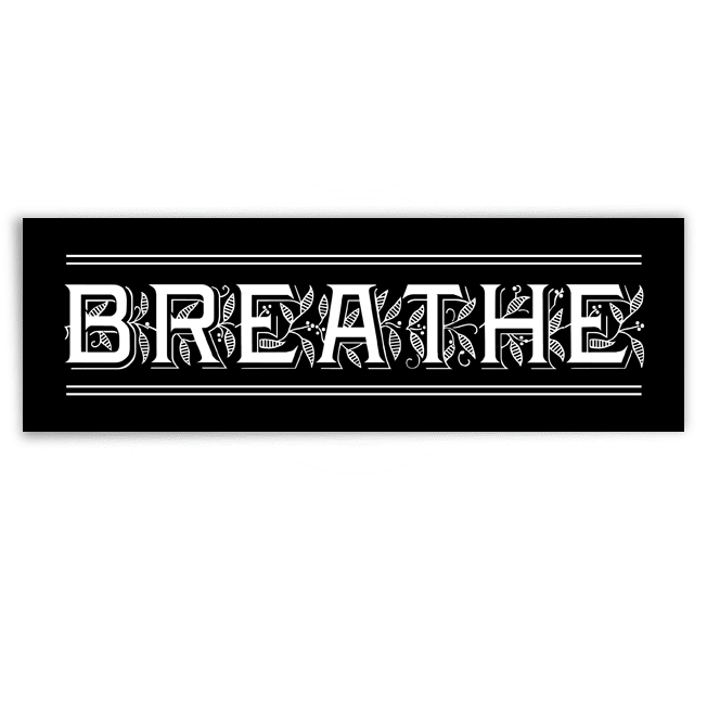 Image of BREATHE sticker