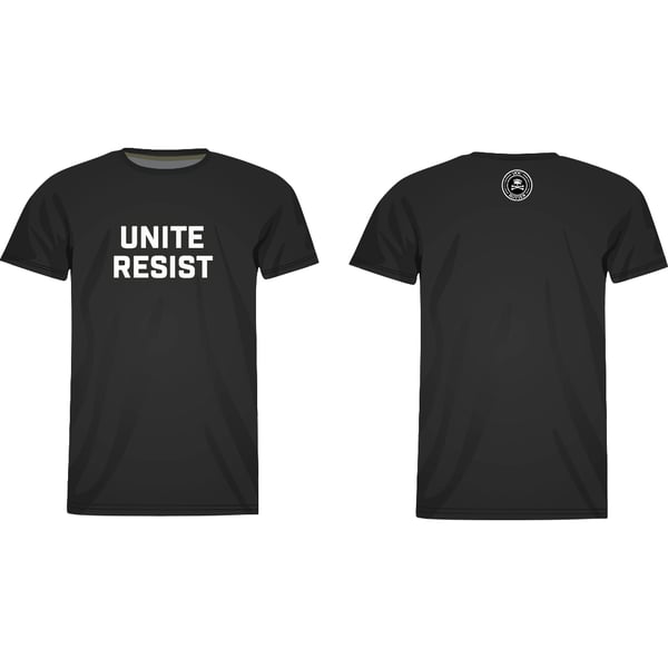 Image of Unite Resist Text T-Shirt
