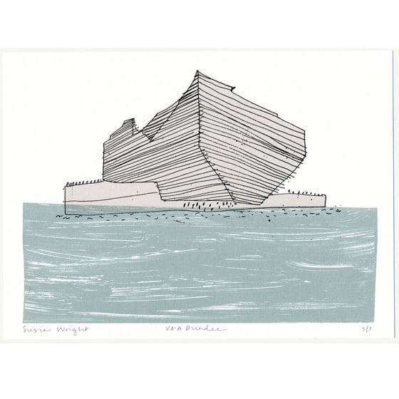 Image of Small V&A Dundee screen print