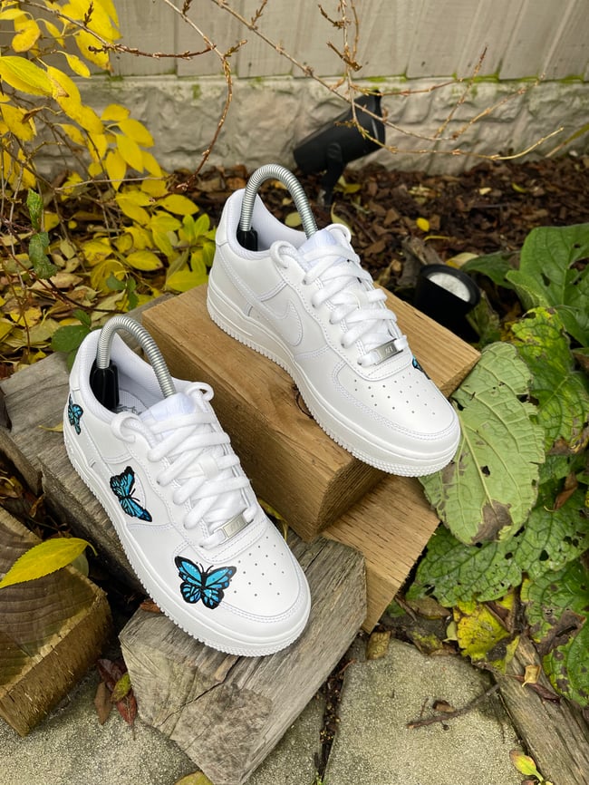 Nike AF1 - Hand Painted Butterfly's x3