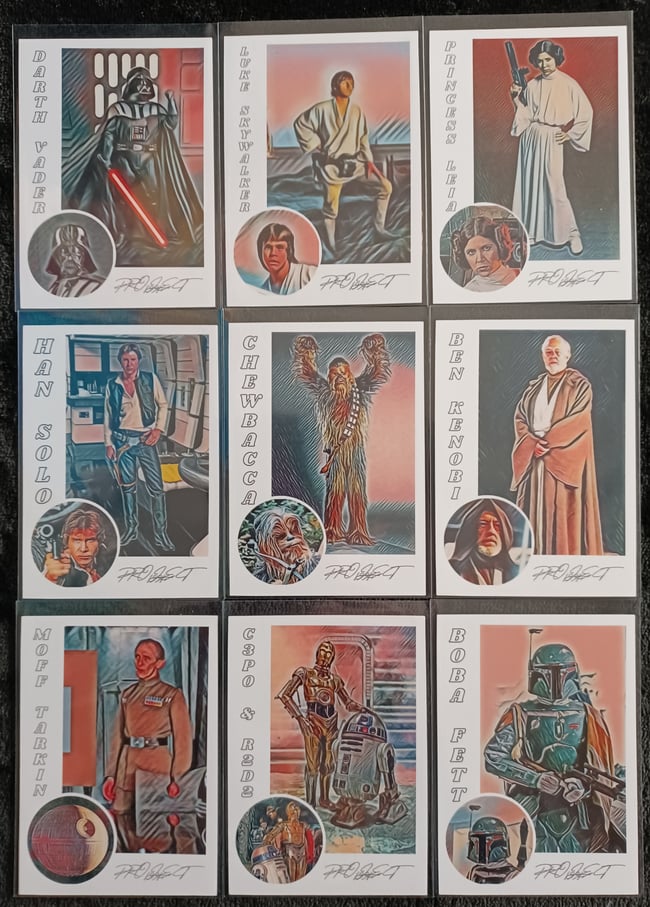 STAR WARS Series 1 (9 card set)