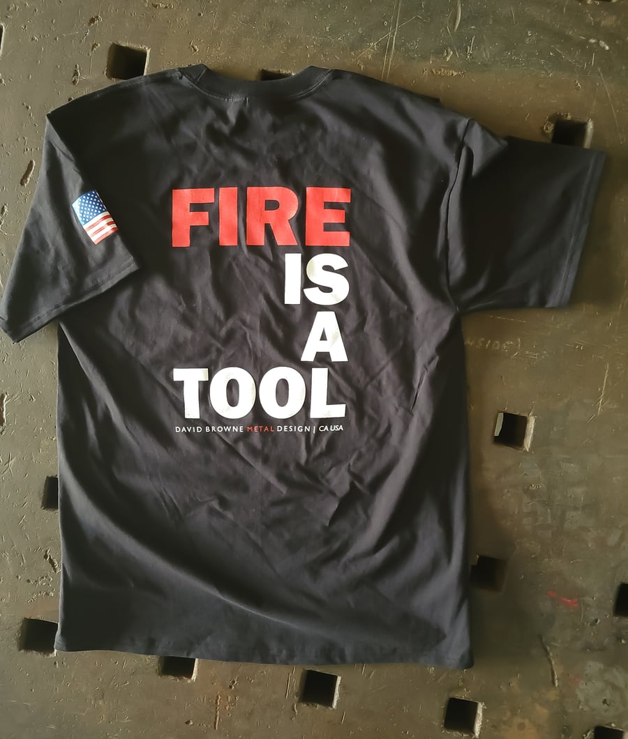 Image of FIRE IS A TOOL  BEEFY-T W/POCKET