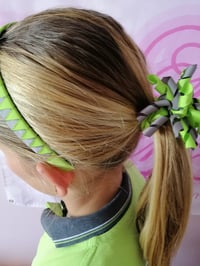 Image 2 of All schools - Headband zig zagged Ribbon