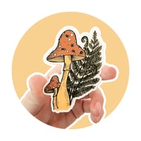 Image 1 of Sentient Mushroom Sticker