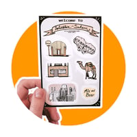 Image 1 of Winston-Salem Sticker Sheet