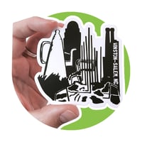 Image 1 of Downtown Winston-Salem Collage Sticker