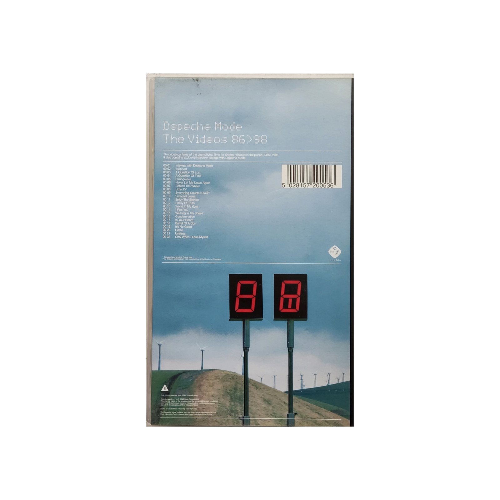 Depeche Mode - The Videos 86>98 VHS | Wolf Tapes