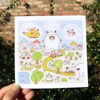 Image 3 of Einstein's World - Art Print + Sticker