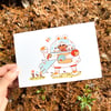 Flowering Robot - Postcard