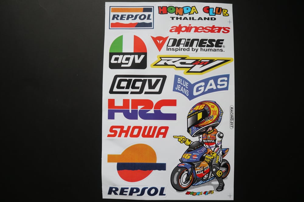 Image of Honda Decal Sheets