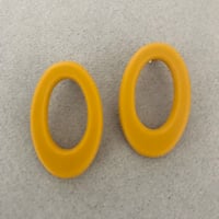 Image 1 of mustard hoops