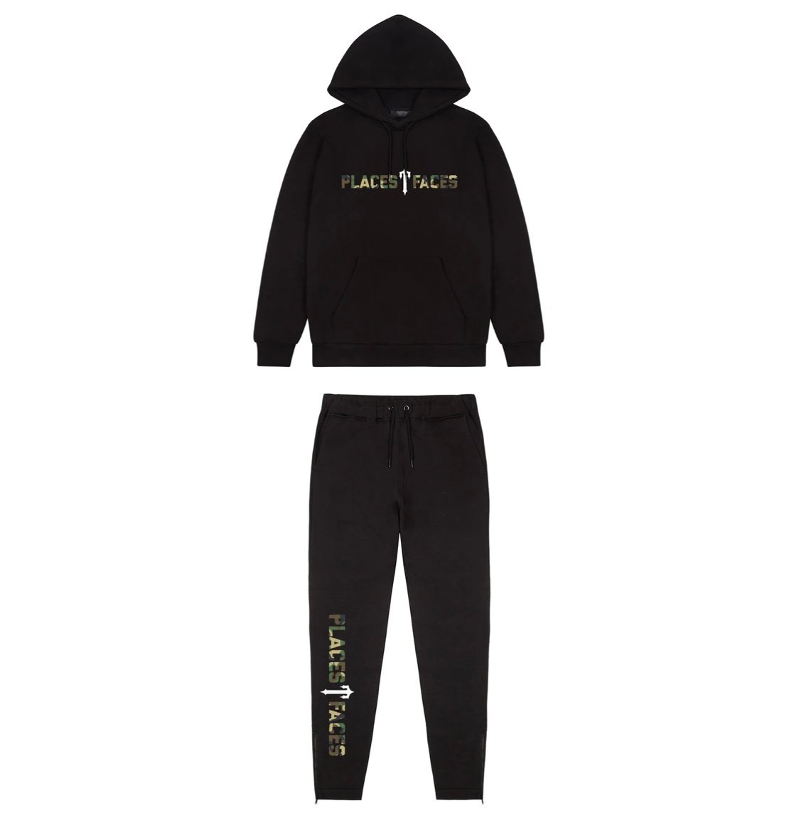 TRAPSTAR X PLACES + FACES TRACKSUIT (P+T TSHIRT BUNDLE) Secure Garments
