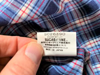Image 5 of Sugar Cane woven plaid shirt, size L (fits M)