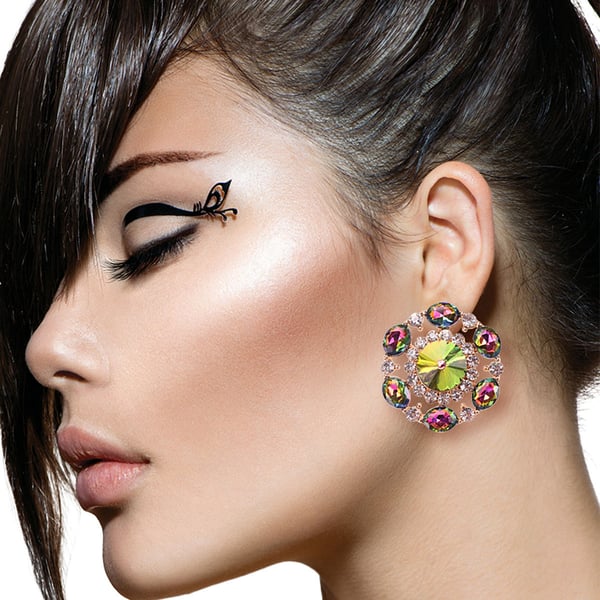 Image of Crystal Earrings (Multi)