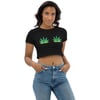 Medicate Cannabis Leaf Organic Crop Top