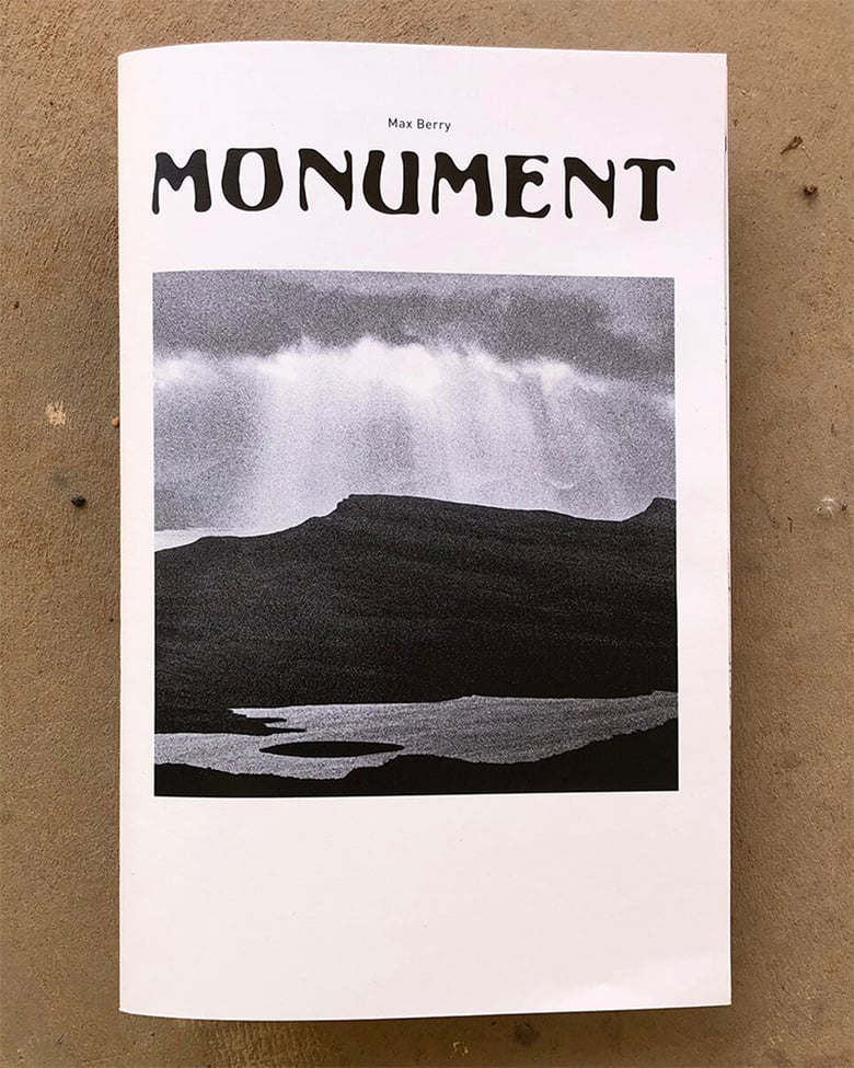 Image of Max Berry artist publication 'Monument'