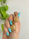 CHERUB HEART STUD EARRINGS 