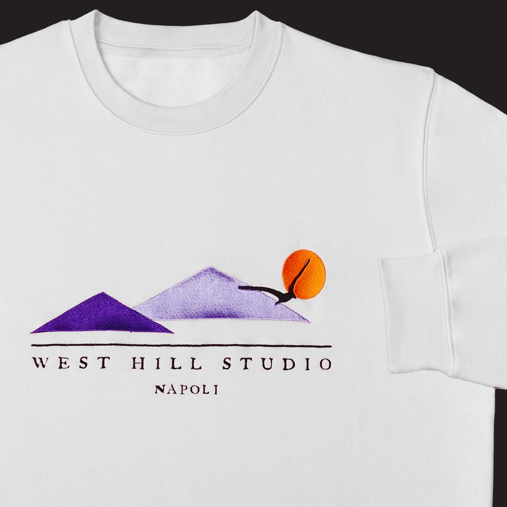 West Hill Studio White Sweatshirt