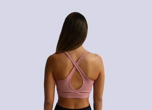 Image of Women Pink Sport Bra