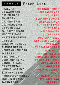 Image 2 of INHALT Elektron Digitone Artist Bank