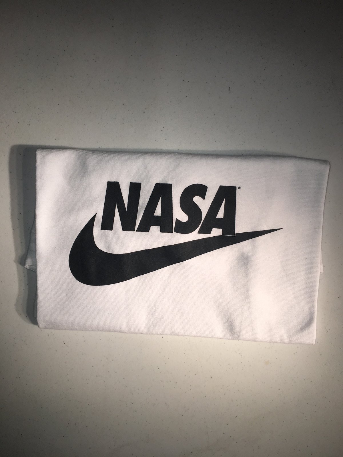 Image of Classic NASA swoosh tee  (b/w & other options)