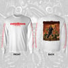 CORPSEGRINDER "ALBUM COVER" LONG SLEEVE SHIRT (WHITE) + SIGNED LP/CD BUNDLE
