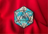 Image 2 of D20 Patches / 3 inches / Iron On
