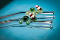 Image 4 of Santa Hat Turtle Glass Drinking Straws