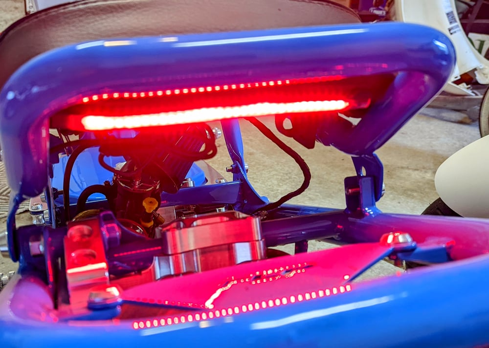 Honda Ruckus LED Taillight Strip and Under Seat Bracket 