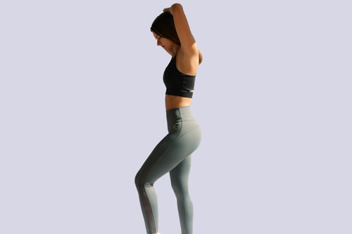 Image of Women Green Leggings