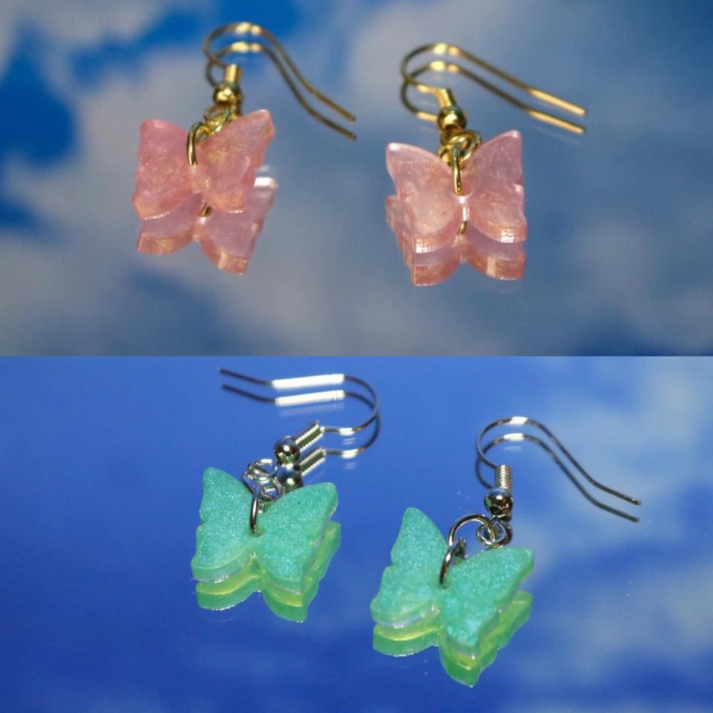 Image of Butterfly Earrings