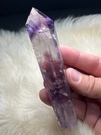 Image 1 of  Phantom Smoky Amethyst Wand #842