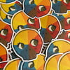 Vibin Cuties // Clear Sticker