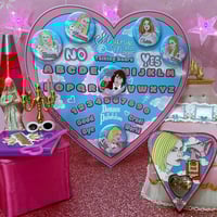 Image 1 of Stone Fox Of The Afterlife Planchette Pin / Strange Magic Talking Board Button Set