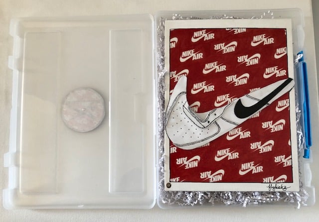 The Swoosh - Canvas Panel w/AF1