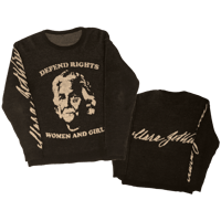 DEFEND RIGHTS OF WOMEN AND GIRLS KNIT SWEATER