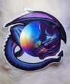 Pondering Dragon Sticker 