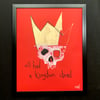 all hail   (original painting)   FRAMED