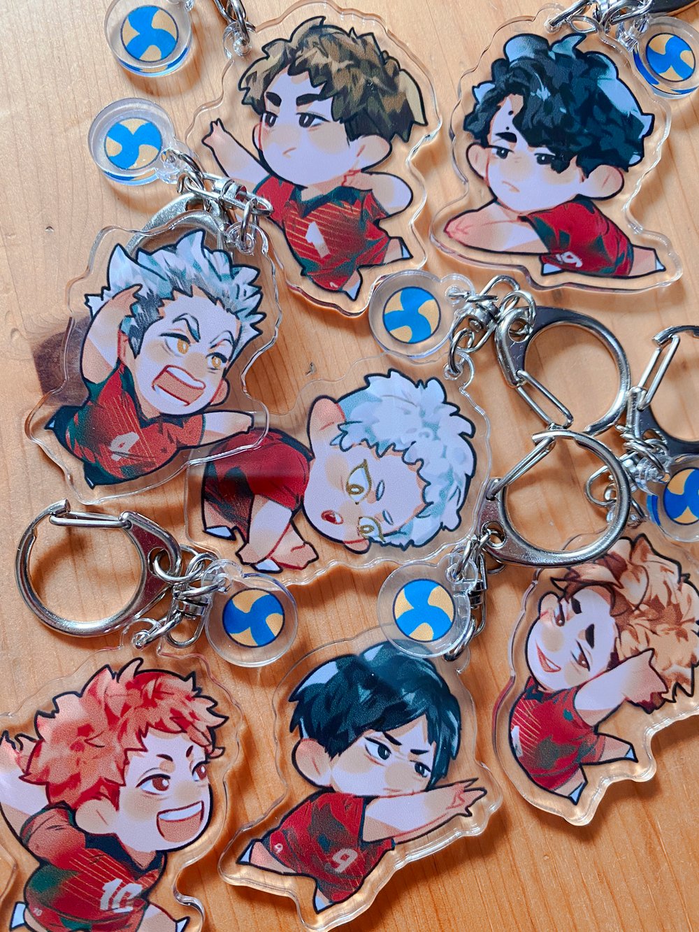 Image of Haikyu!! Team Japan Keychains