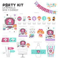 Image 1 of Party Kit Patrulla Skye y Everest 