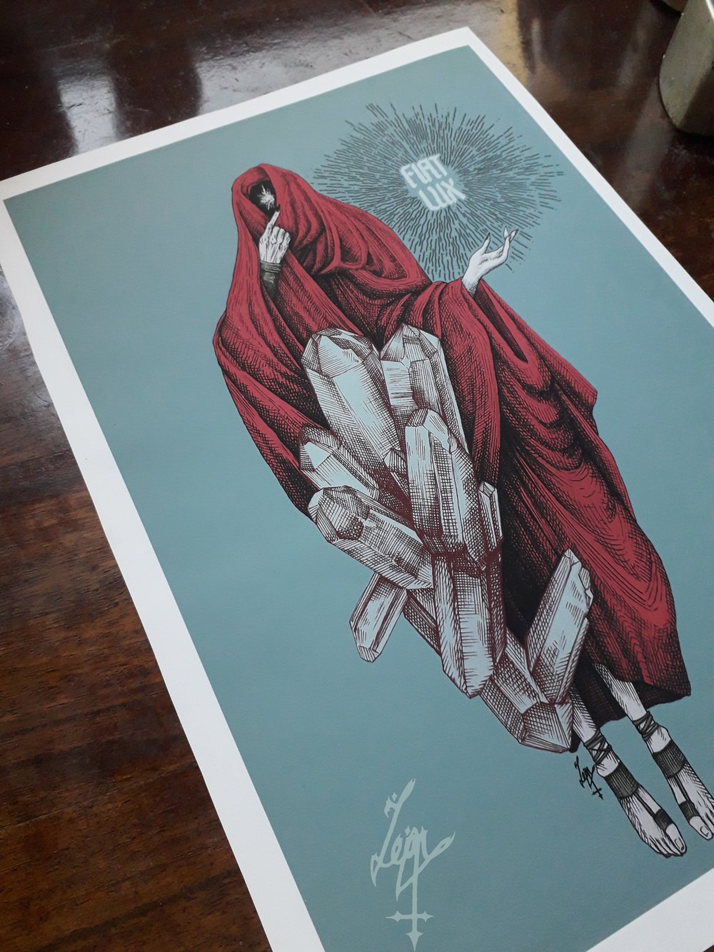 Fiat Lux ''let there be light'' Print