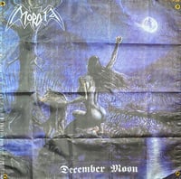 Image 2 of Morbid " December Moon "  Banner / Flag / Tapestry 